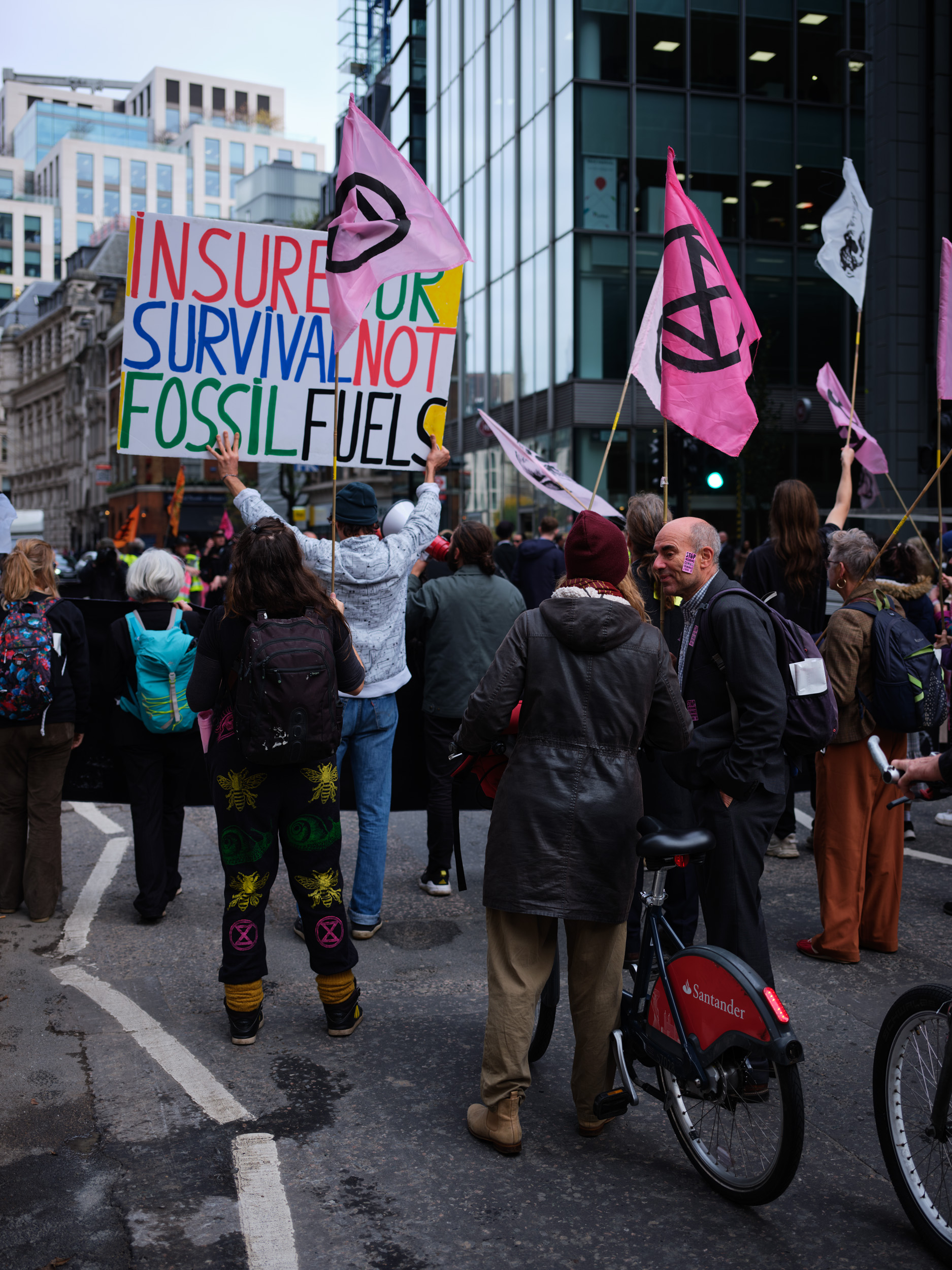Extinction Rebellion Insure Our Survival, London