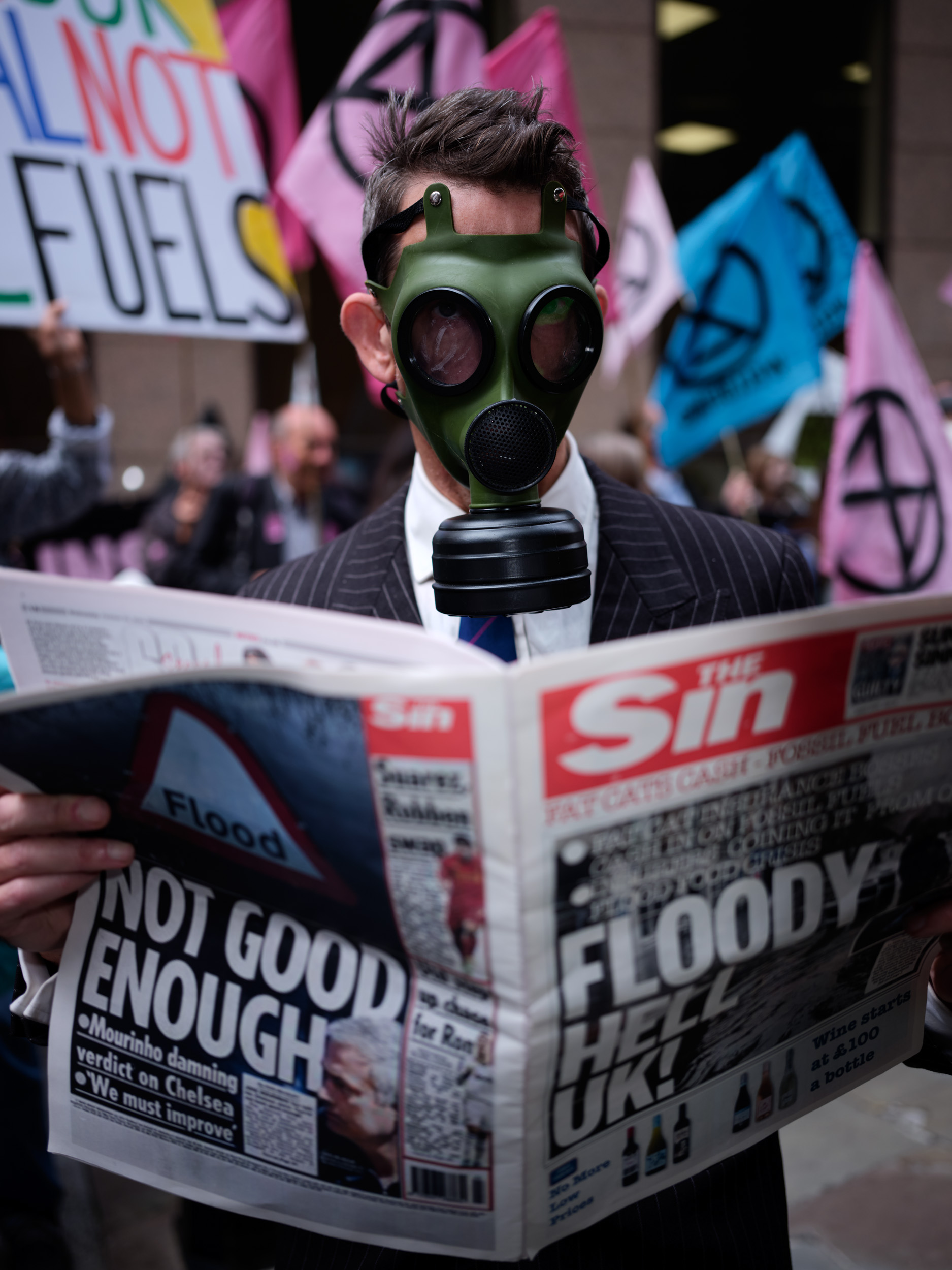 Extinction Rebellion Insure Our Survival, London